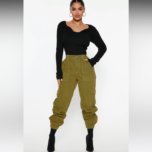 Fashion Nova Pants - Cargo Joggers